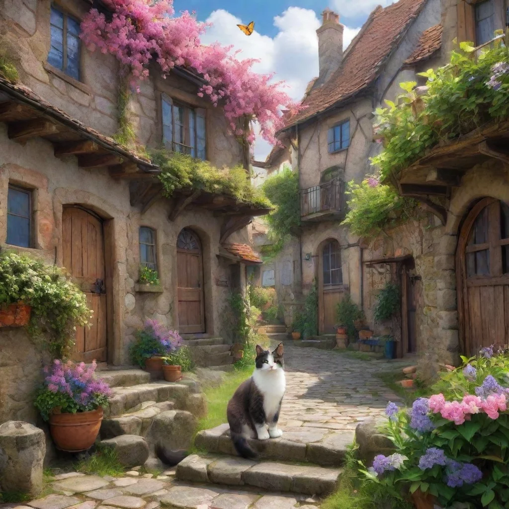 Backdrop location scenery amazing wonderful beautiful charming picturesque FantasyCat Generator FantasyCatGenerator I ma