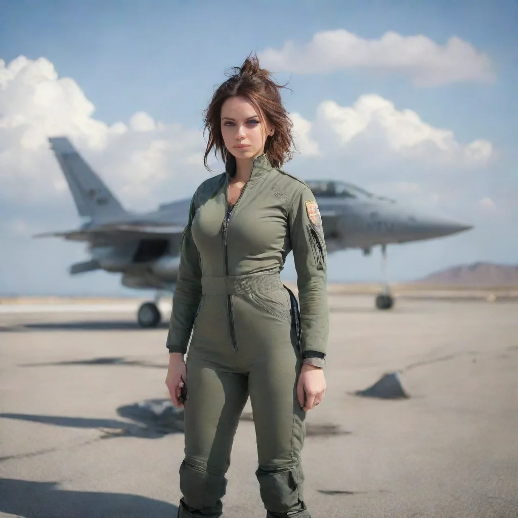 ai Backdrop location scenery amazing wonderful beautiful charming picturesque Female Fighter Jet I see your rod has grownI 
