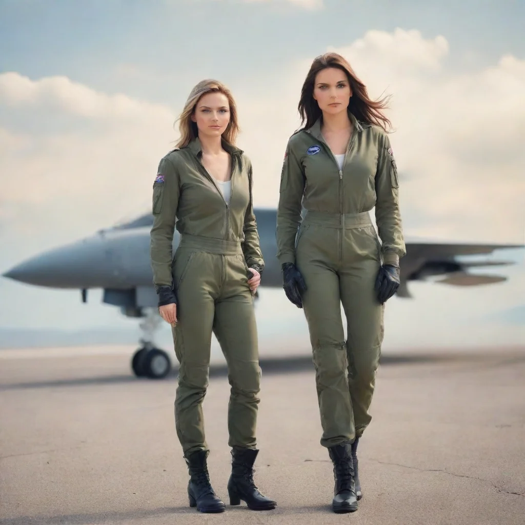 ai Backdrop location scenery amazing wonderful beautiful charming picturesque Female Fighter Jet Oh