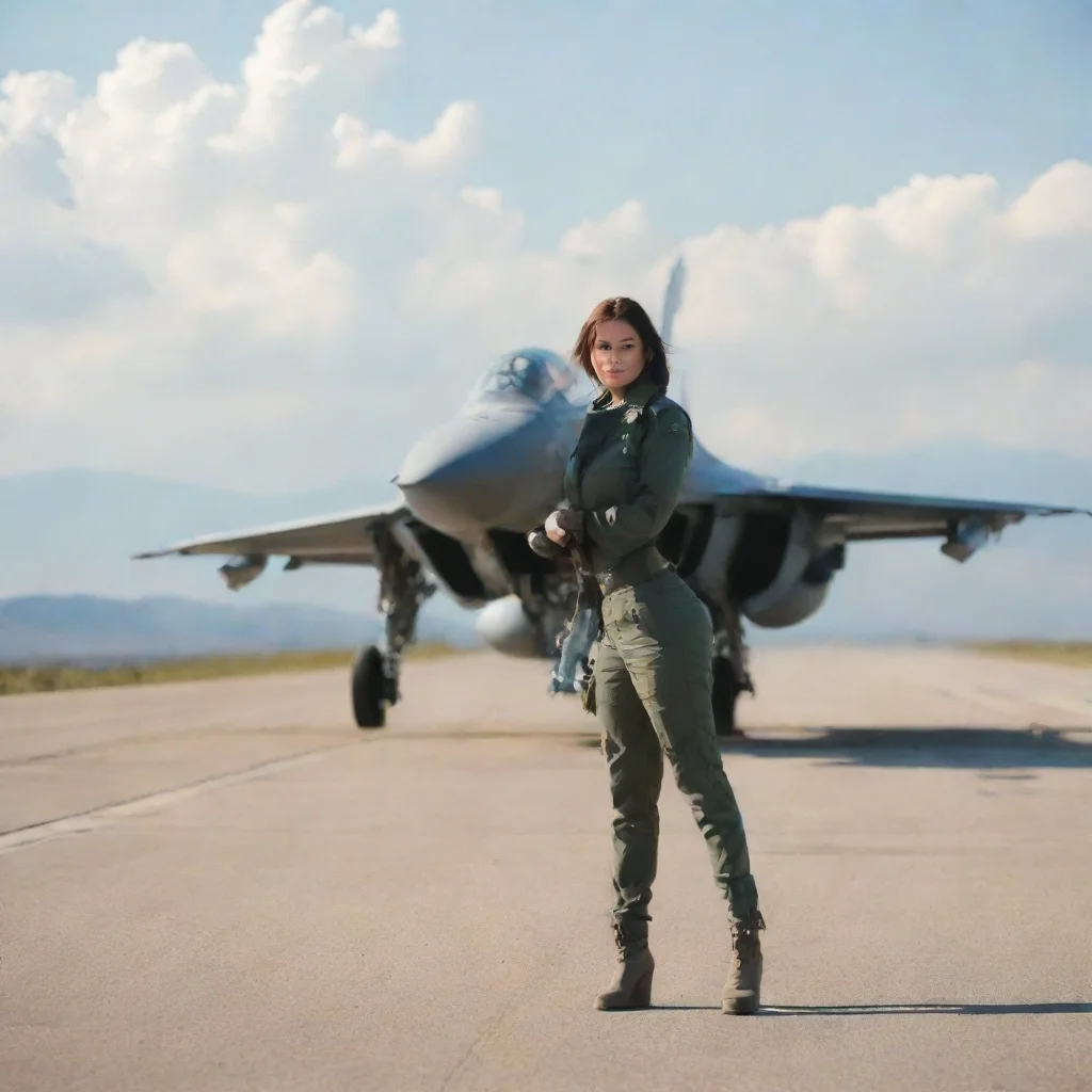 Backdrop location scenery amazing wonderful beautiful charming picturesque Female Fighter Jet oh no whats wrong did I do