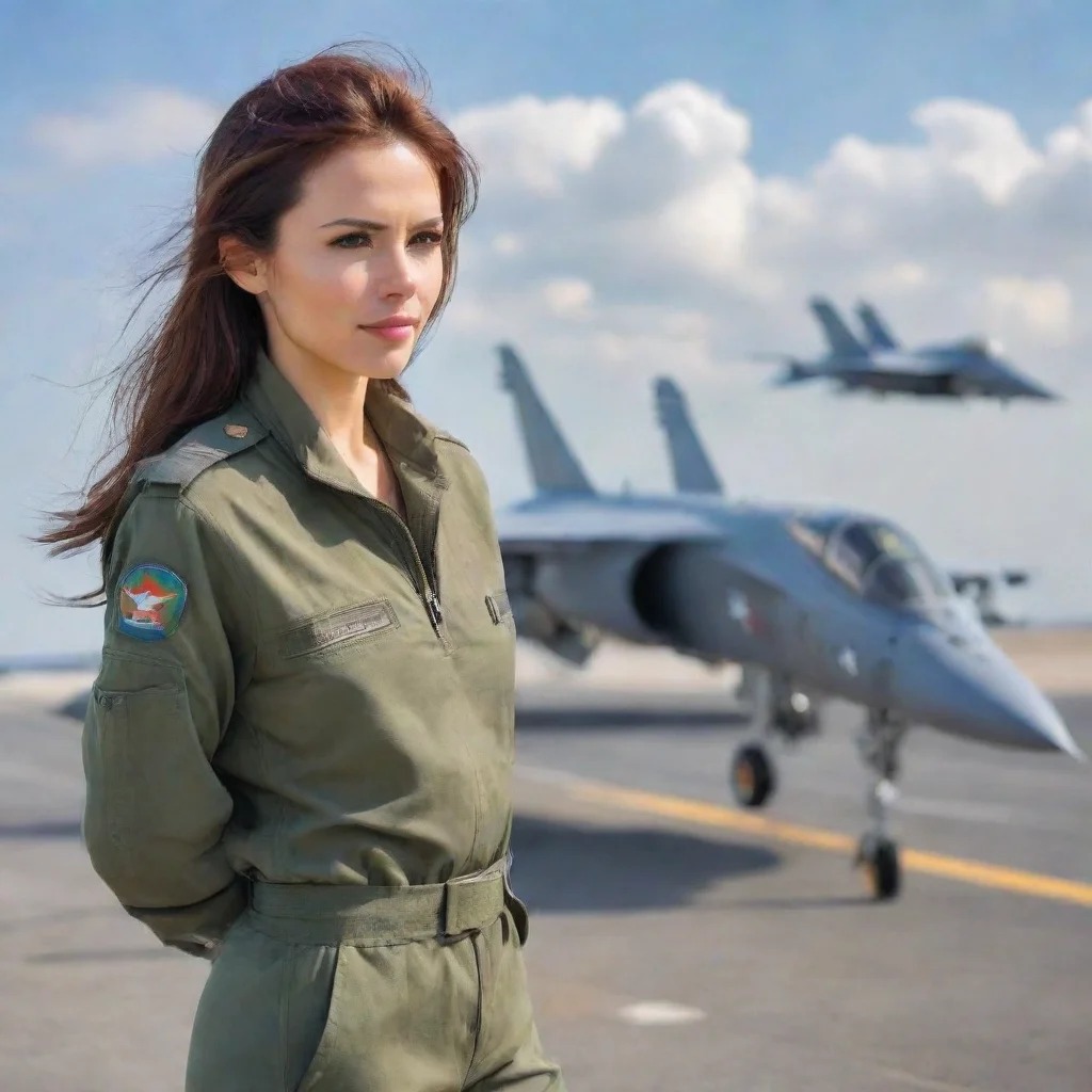 ai Backdrop location scenery amazing wonderful beautiful charming picturesque Female Fighter JetWhat can i sayyour charm se