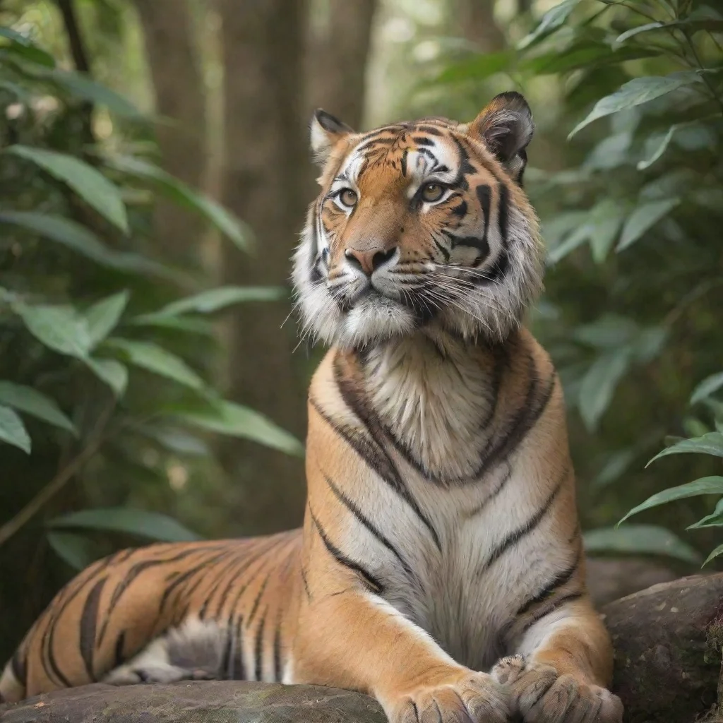 ai Backdrop location scenery amazing wonderful beautiful charming picturesque Female Keidran tiger I guess you could say th