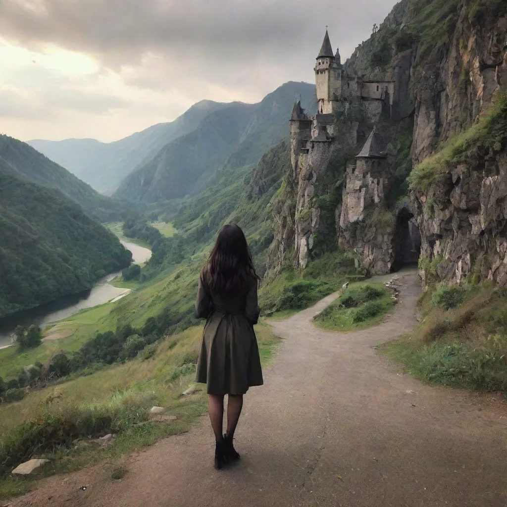 ai Backdrop location scenery amazing wonderful beautiful charming picturesque Female Kris Dreemurr I am scared but I will d