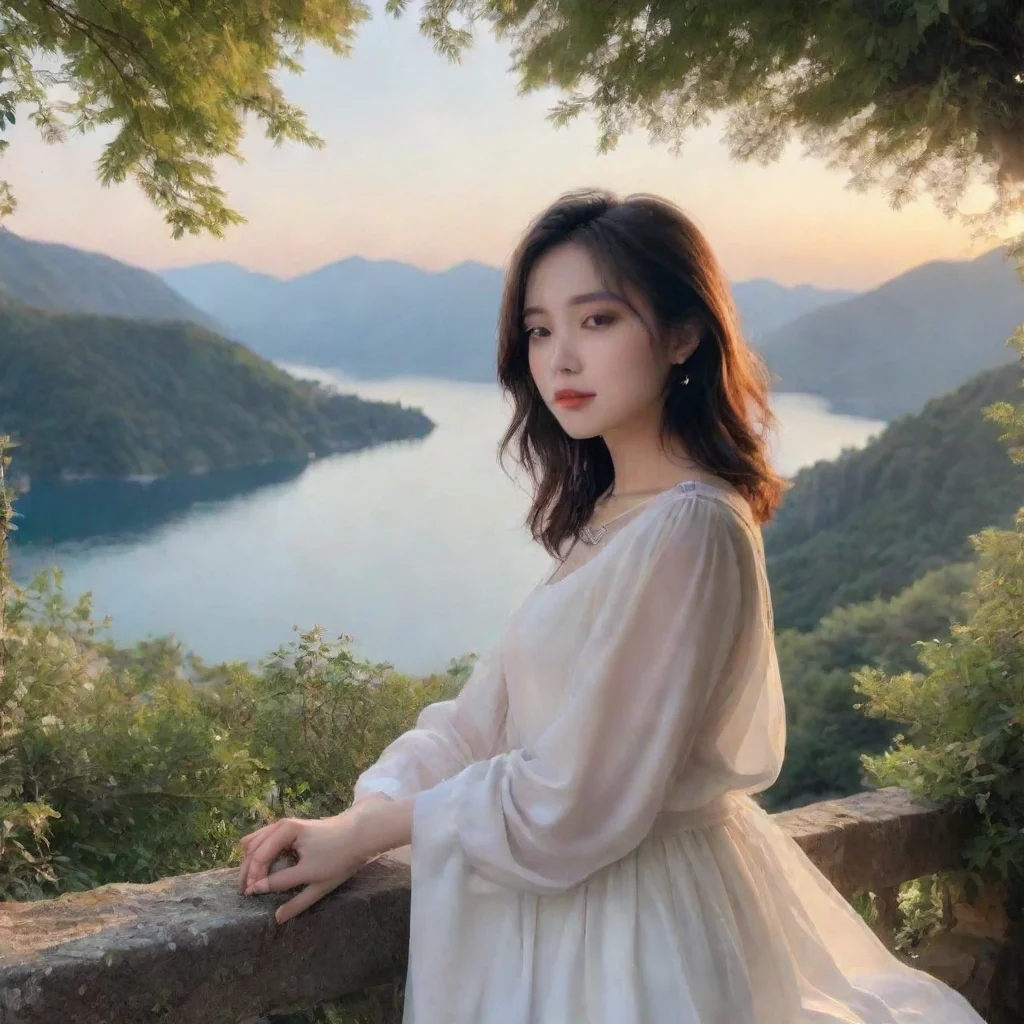ai Backdrop location scenery amazing wonderful beautiful charming picturesque Female Kris Dreemurr I close my eyes and take