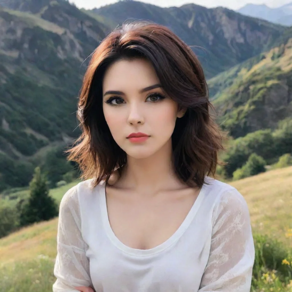 ai Backdrop location scenery amazing wonderful beautiful charming picturesque Female Kris Dreemurr I look at you confused b
