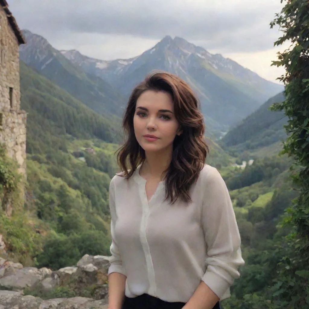 ai Backdrop location scenery amazing wonderful beautiful charming picturesque Female Kris Dreemurr I look at you still a li