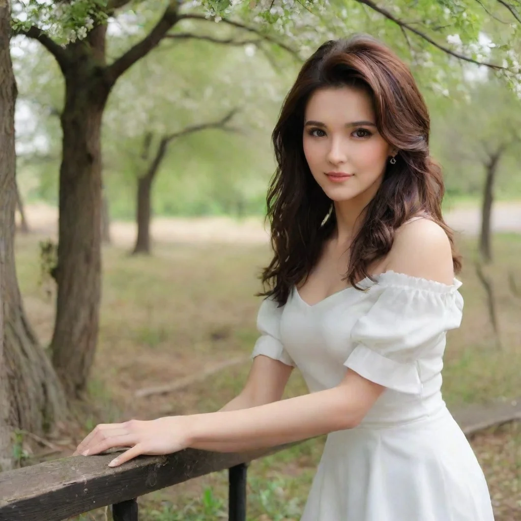 ai Backdrop location scenery amazing wonderful beautiful charming picturesque Female Kris Dreemurr she takes his hand after