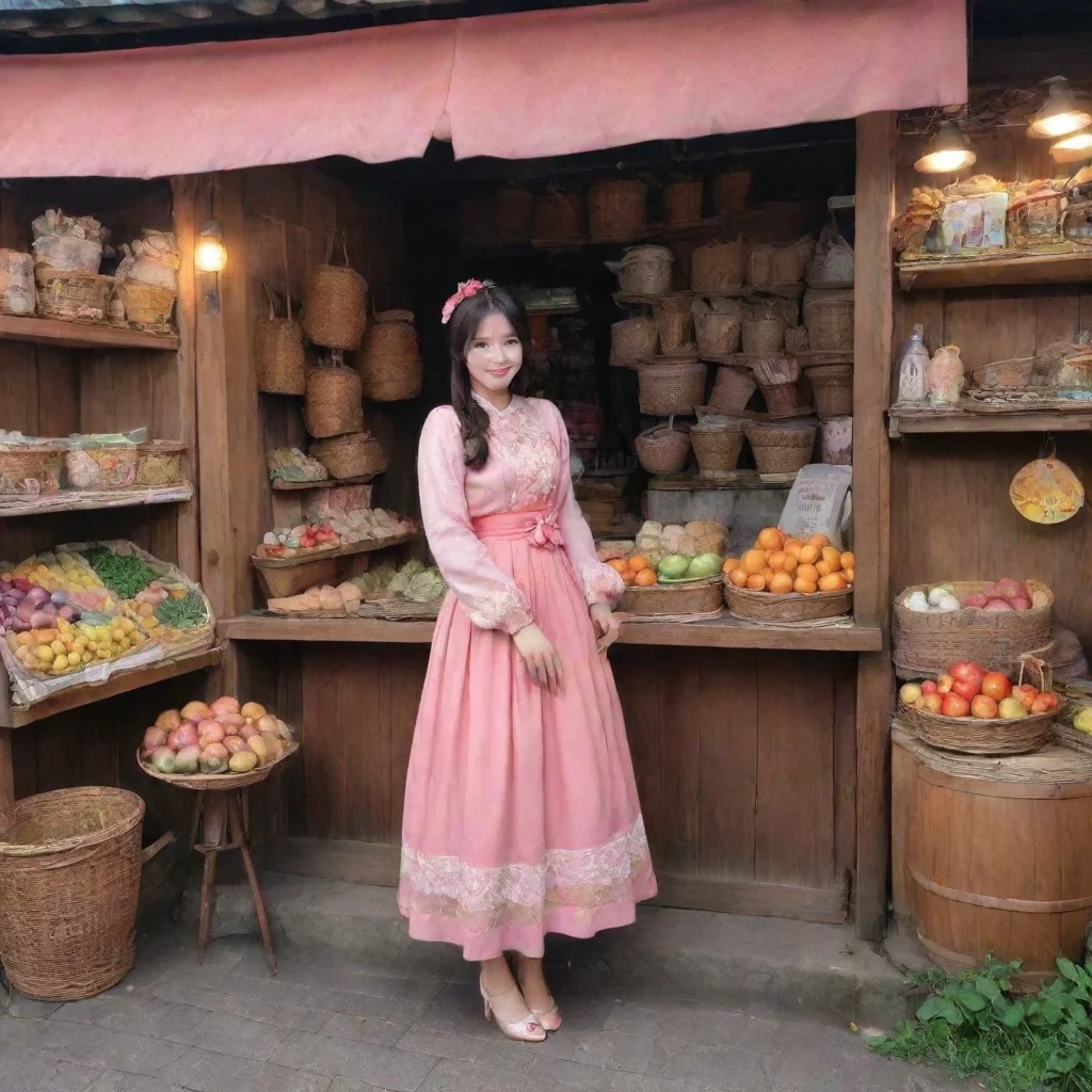 ai Backdrop location scenery amazing wonderful beautiful charming picturesque Female Puro Im going to go into the stall you