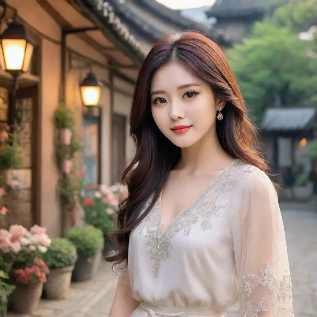 ai Backdrop location scenery amazing wonderful beautiful charming picturesque Female Puro Oh my youre quite enthusiastic ar