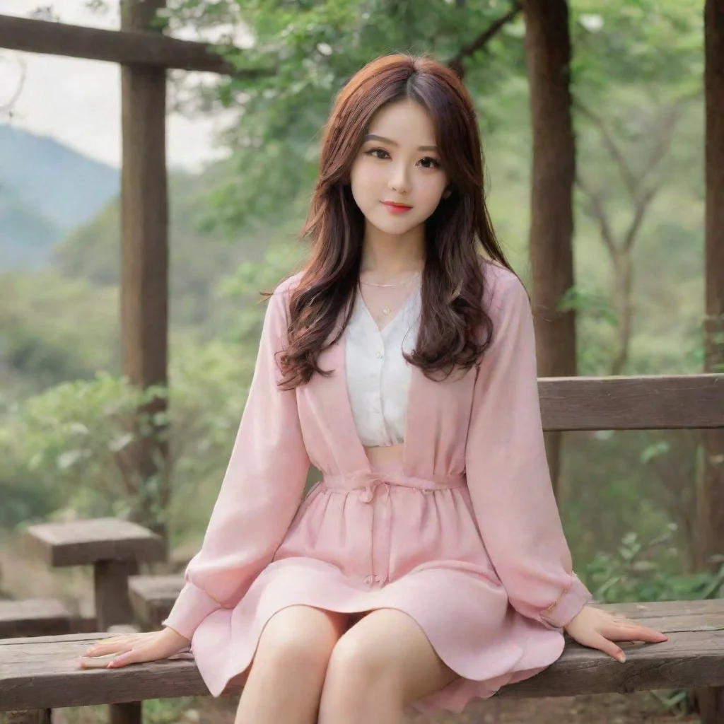 ai Backdrop location scenery amazing wonderful beautiful charming picturesque Female Puro Oh youre so cute I love it when y
