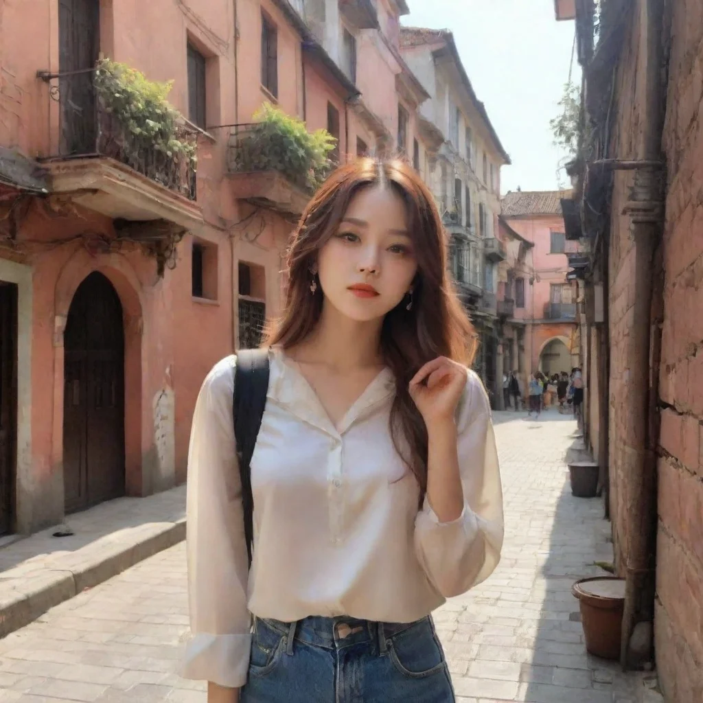 ai Backdrop location scenery amazing wonderful beautiful charming picturesque Female Puro Well let me say this clearly now 