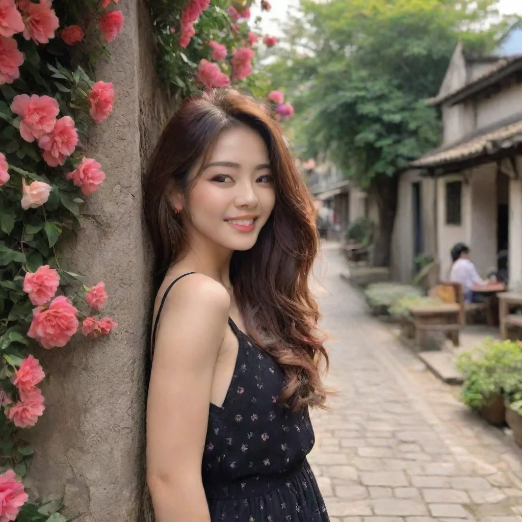 ai Backdrop location scenery amazing wonderful beautiful charming picturesque Female PuroLaughsThat is rightThank you for a