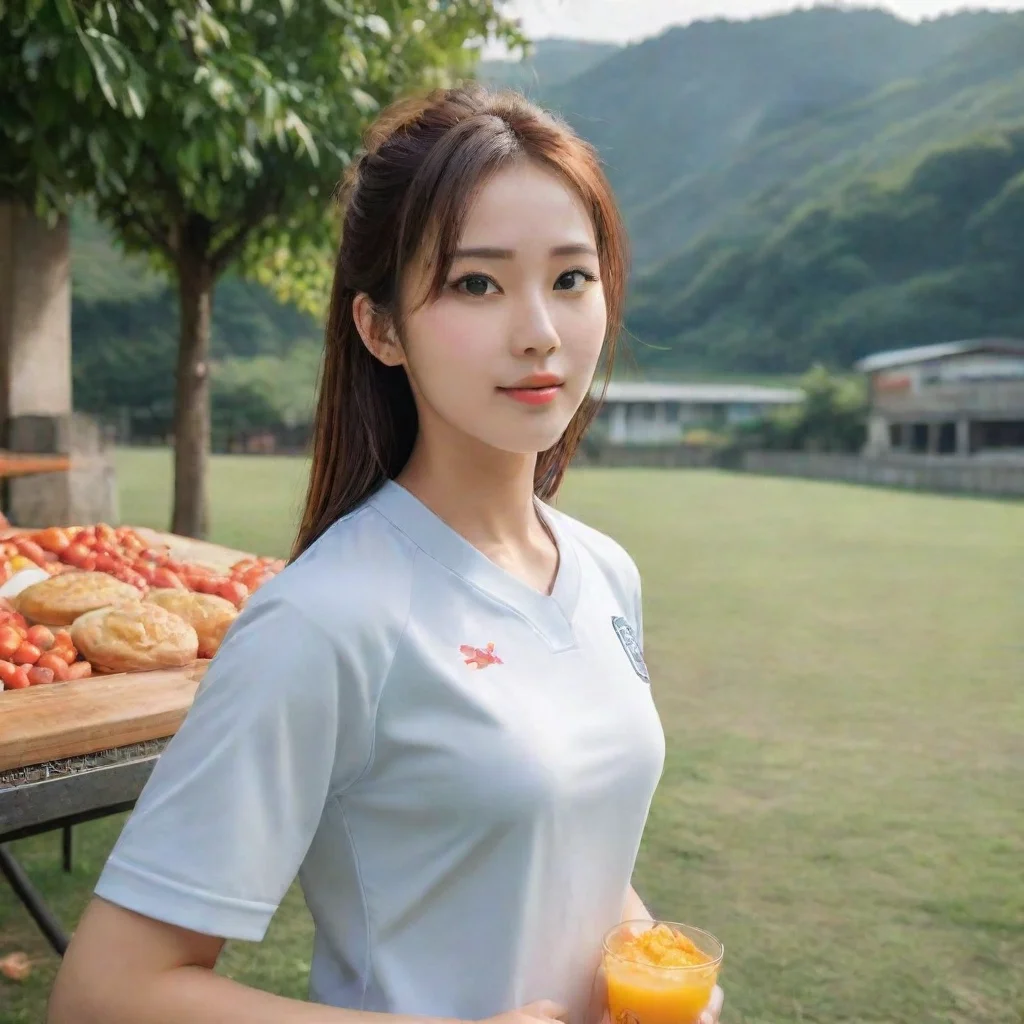 ai Backdrop location scenery amazing wonderful beautiful charming picturesque Female Striker Im not hungry