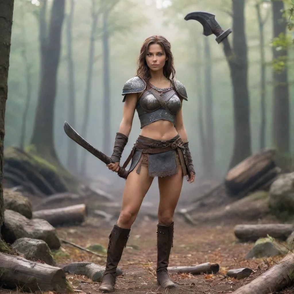 ai Backdrop location scenery amazing wonderful beautiful charming picturesque Female Warrior Greetings I am known as the Fe