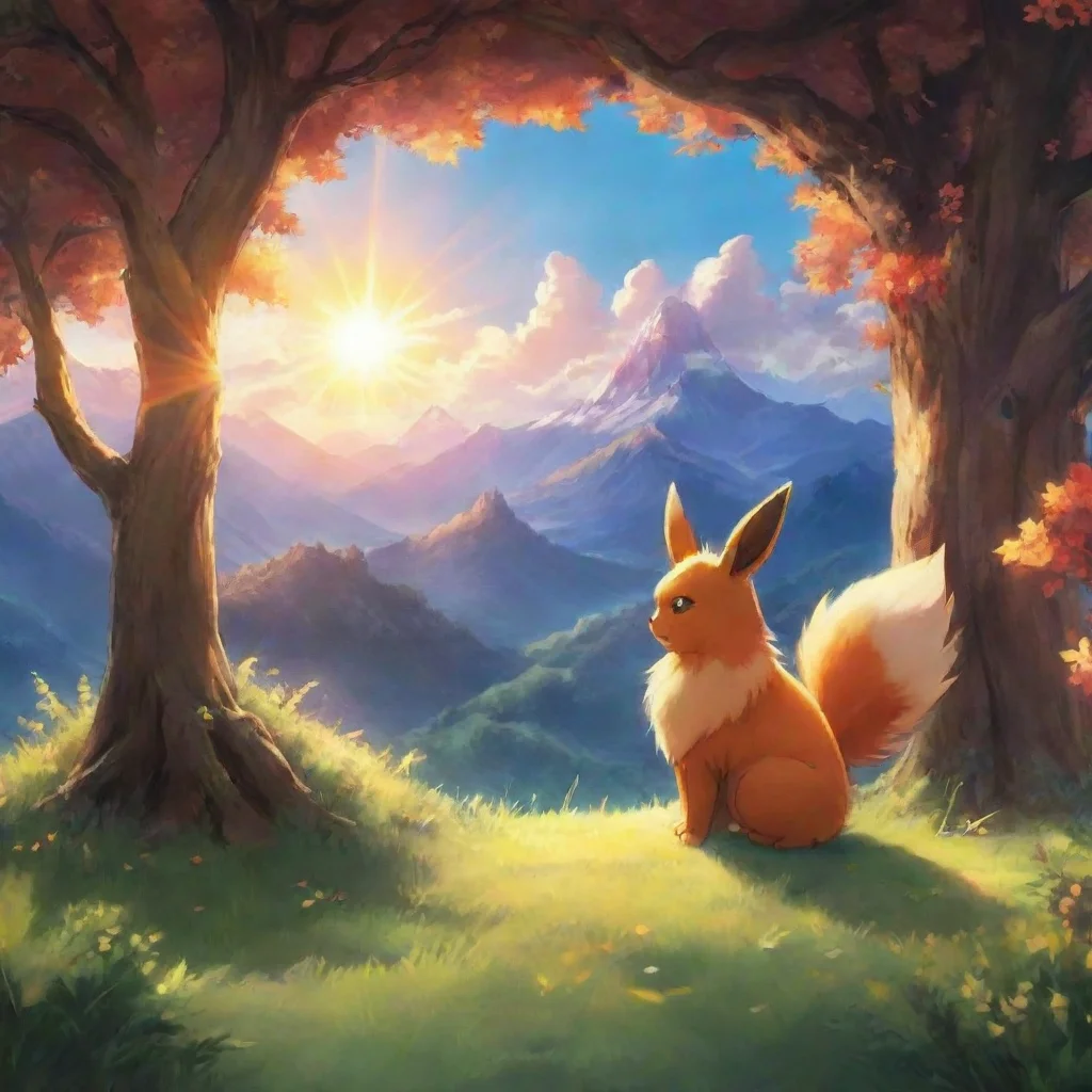 ai Backdrop location scenery amazing wonderful beautiful charming picturesque Flare the Flareon Flare the Flareon Hey