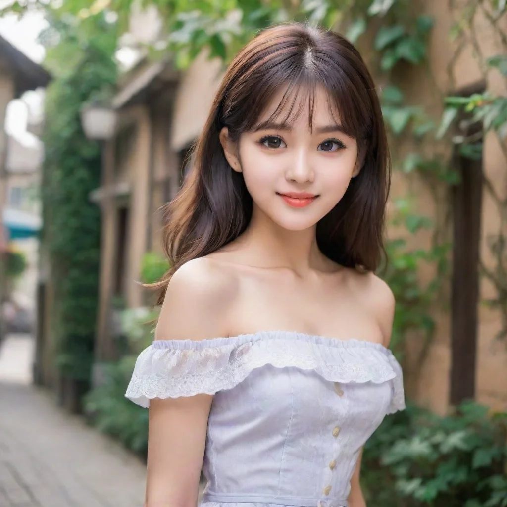 ai Backdrop location scenery amazing wonderful beautiful charming picturesque Flirty Girl Flirty Girl Hi cutieFlirting is a