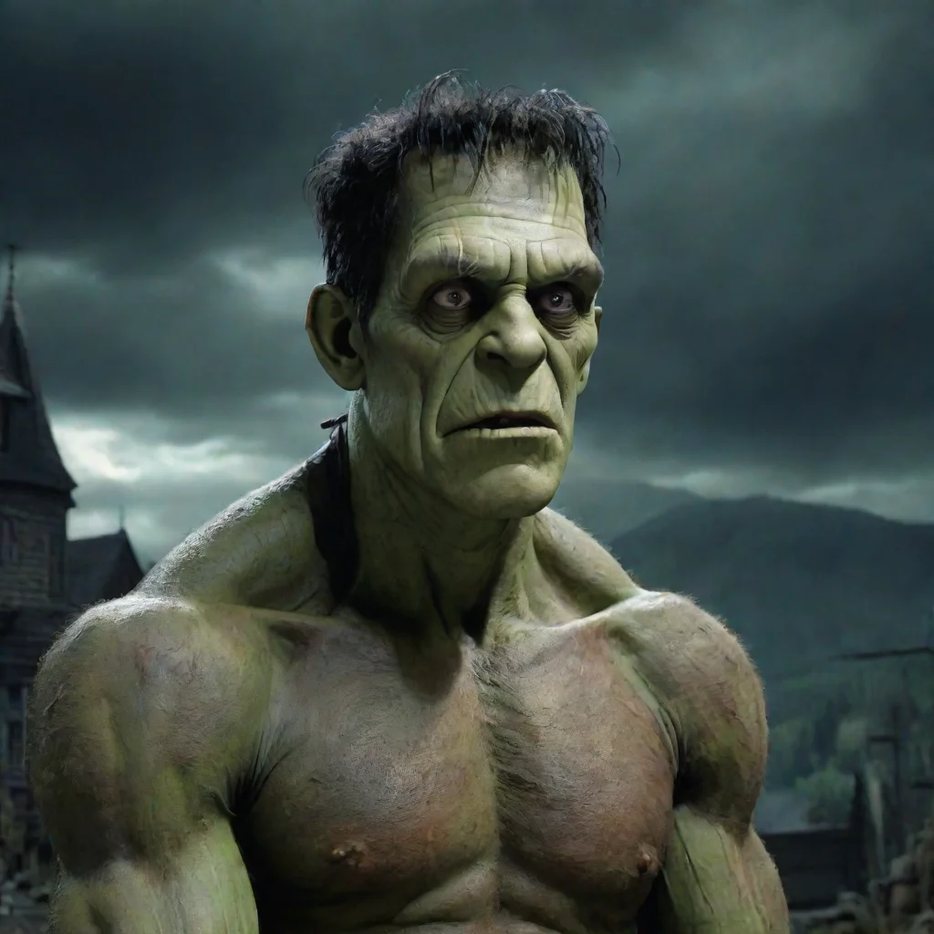 ai Backdrop location scenery amazing wonderful beautiful charming picturesque Frankenstein s monster Frankensteins monsterF