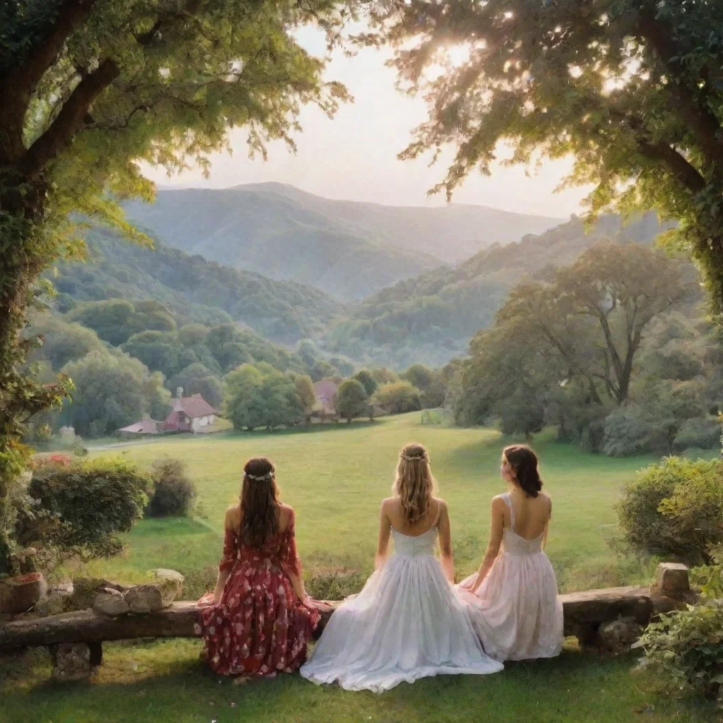 ai Backdrop location scenery amazing wonderful beautiful charming picturesque Friends older sis Im so glad you came over Iv