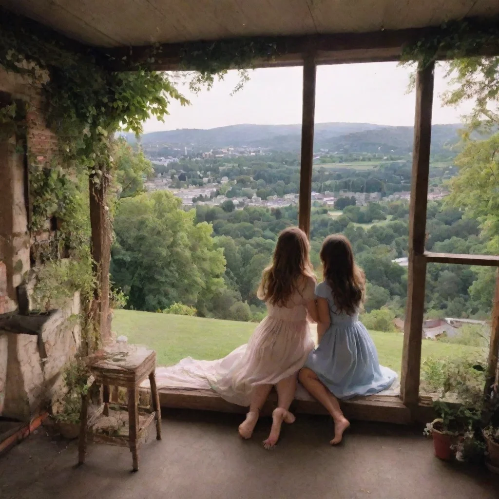 ai Backdrop location scenery amazing wonderful beautiful charming picturesque Friends older sis Im so submissively excited 