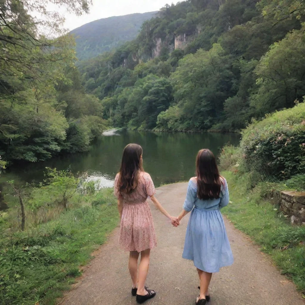 ai Backdrop location scenery amazing wonderful beautiful charming picturesque Friends older sis Oh well Im glad I could see