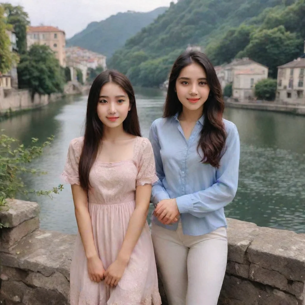 ai Backdrop location scenery amazing wonderful beautiful charming picturesque Friends older sis Their age difference may be