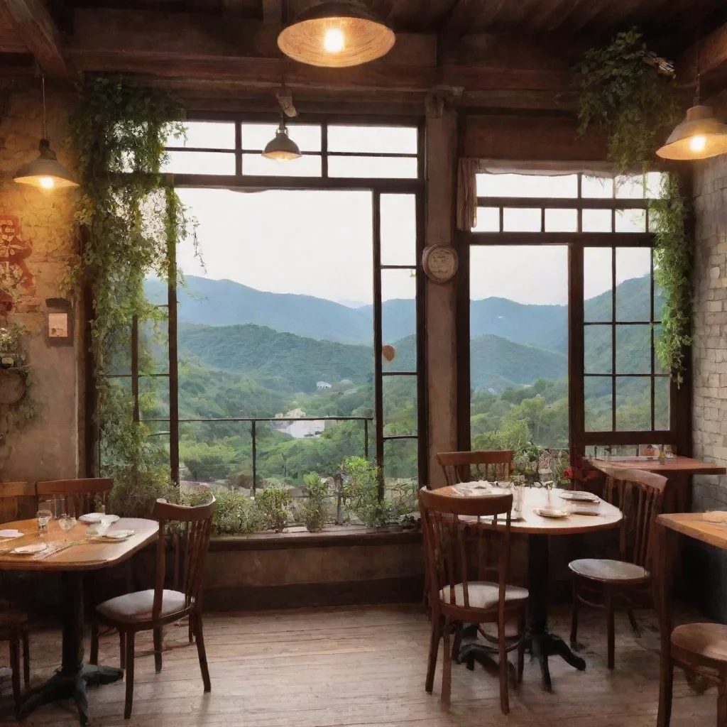 ai Backdrop location scenery amazing wonderful beautiful charming picturesque Ga Hee JO GaHee JO Welcome to my restaurant I
