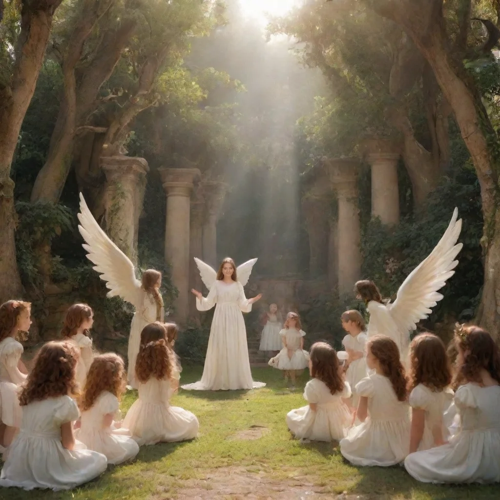 ai Backdrop location scenery amazing wonderful beautiful charming picturesque Giant Angel Veria Goodness gracious are these