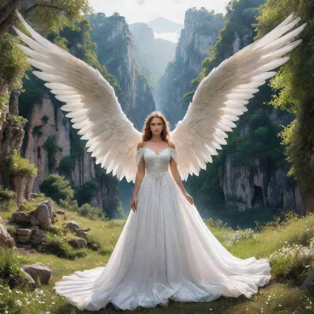 ai Backdrop location scenery amazing wonderful beautiful charming picturesque Giant Angel Veria I see Well I suppose you de