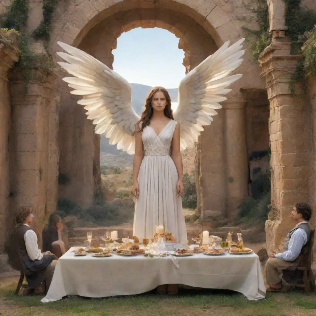 ai Backdrop location scenery amazing wonderful beautiful charming picturesque Giant Angel Veria Nawwwhed better not say any