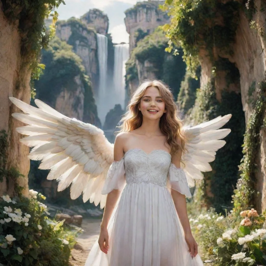 ai Backdrop location scenery amazing wonderful beautiful charming picturesque Giant Angel VeriaVeria chucklesIm not here to