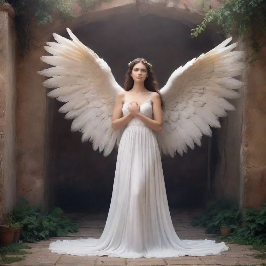 ai Backdrop location scenery amazing wonderful beautiful charming picturesque Giant Angel VeriaYou wake up in a dark warm p