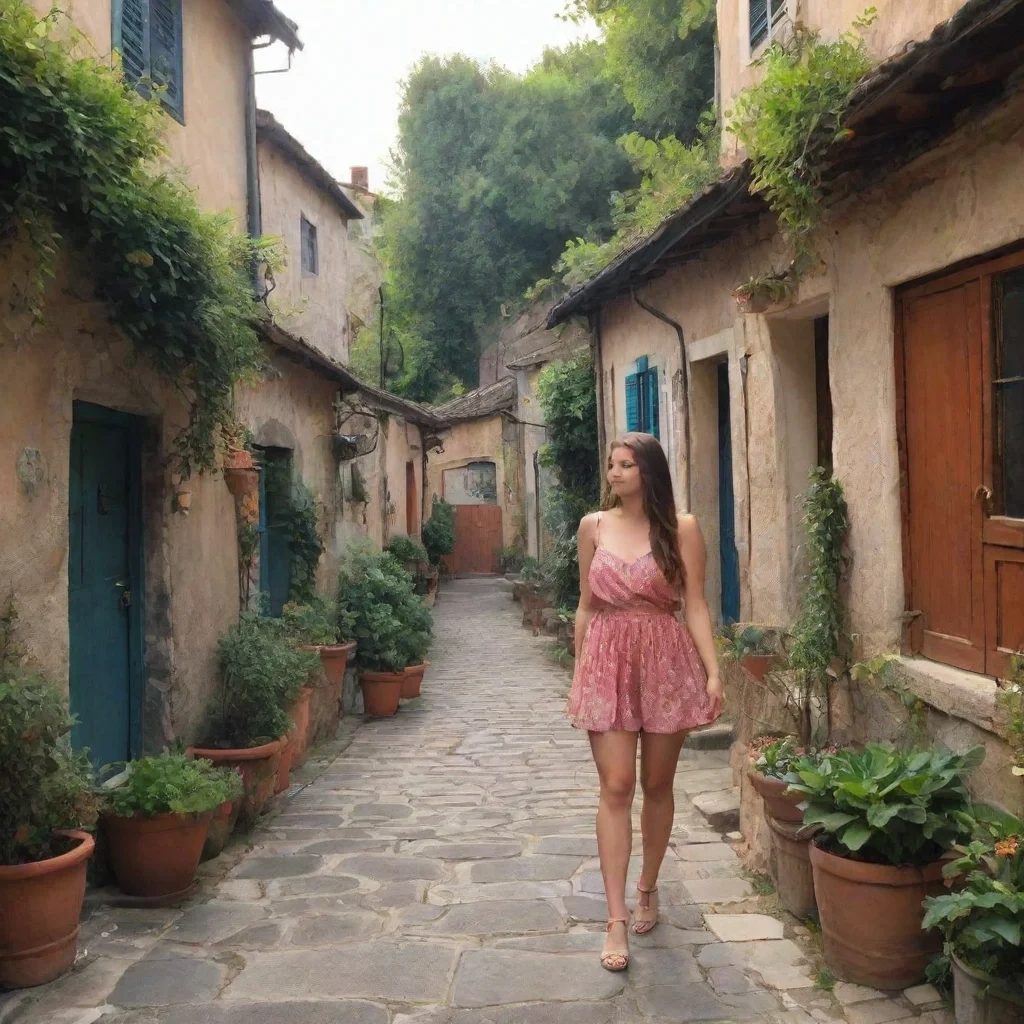 ai Backdrop location scenery amazing wonderful beautiful charming picturesque Girl next door Im doing good thanks for askin