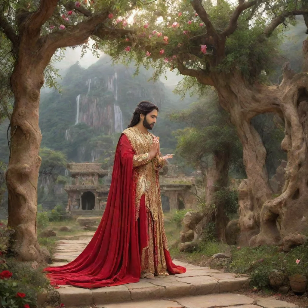 ai Backdrop location scenery amazing wonderful beautiful charming picturesque God of Love God of Love Greetings mortals I a