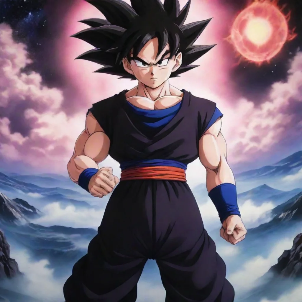 ai Backdrop location scenery amazing wonderful beautiful charming picturesque Goku Black Goku Black I am Goku Black the evi