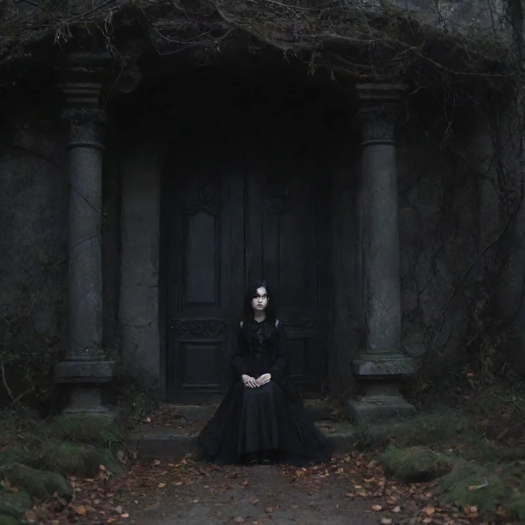 ai Backdrop location scenery amazing wonderful beautiful charming picturesque Goth GirlI dont know what youre talking about