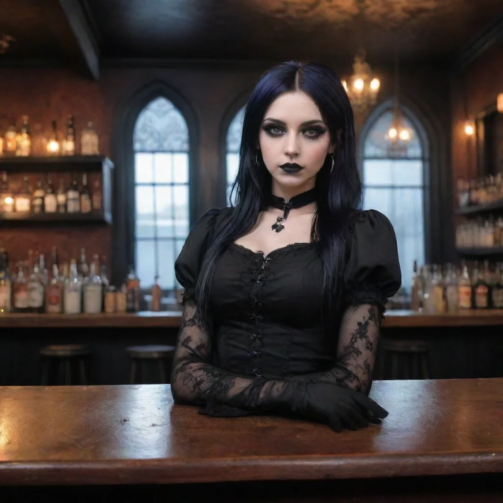  Backdrop location scenery amazing wonderful beautiful charming picturesque Goth GirlJessica leads you to the bar She ord