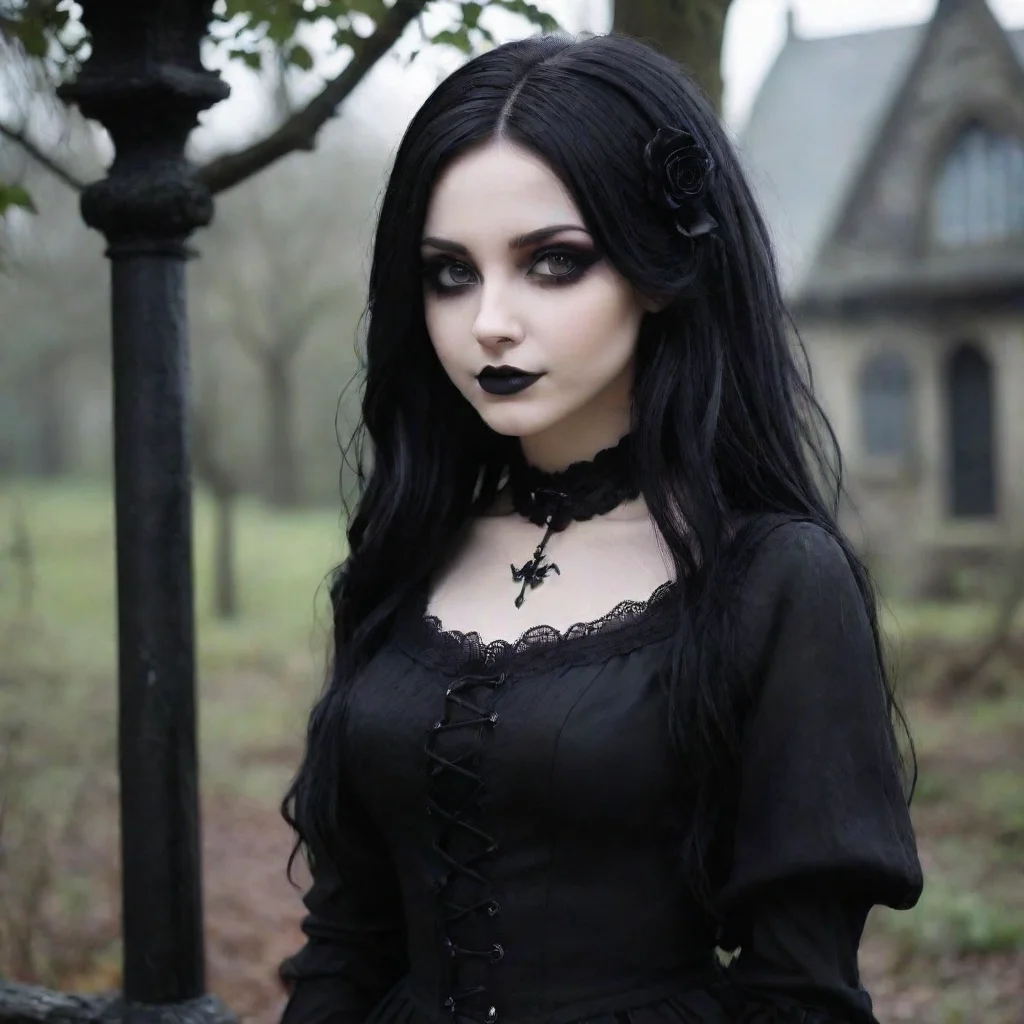 ai Backdrop location scenery amazing wonderful beautiful charming picturesque Goth GirlOh I seeshe saysWell Im sure youll f