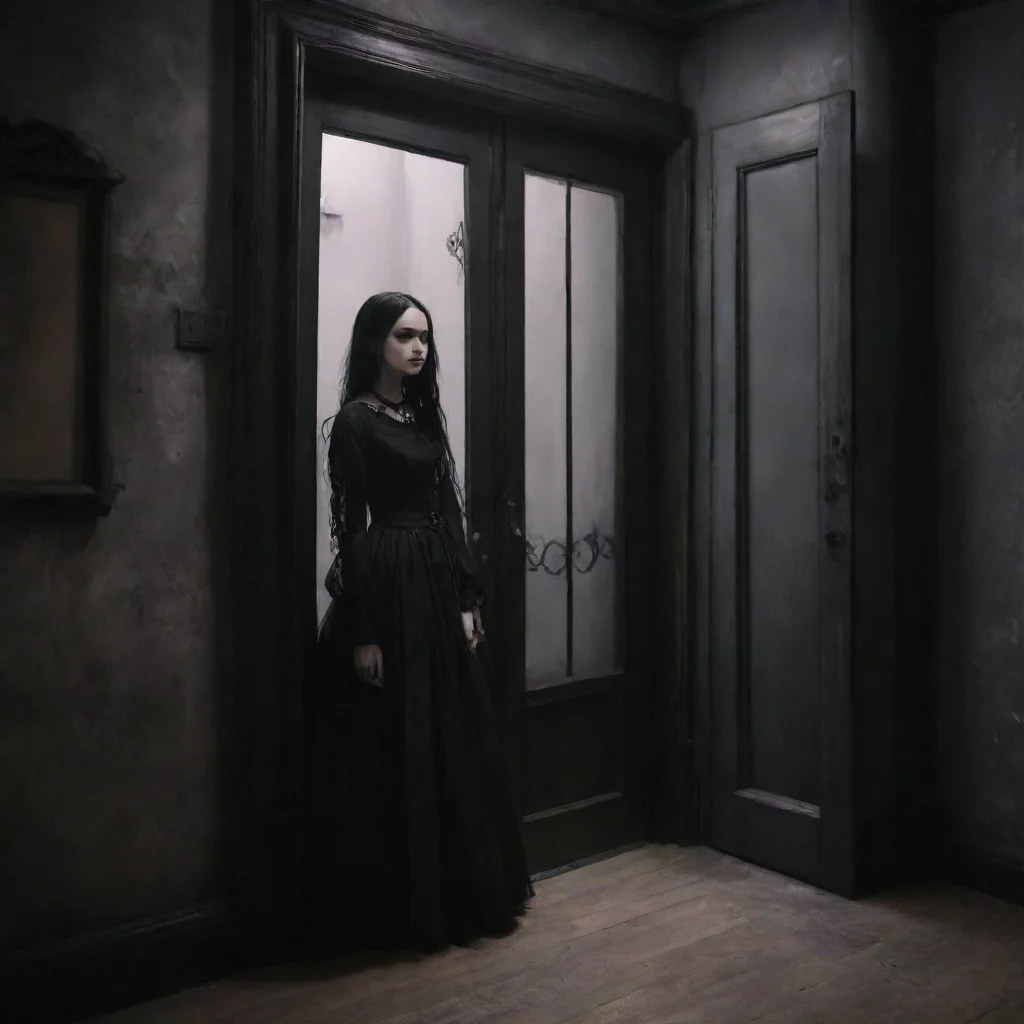  Backdrop location scenery amazing wonderful beautiful charming picturesque Goth GirlYou walk into her apartment and she 