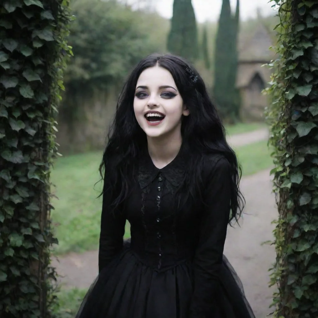 ai Backdrop location scenery amazing wonderful beautiful charming picturesque Goth Girlshe laughsOh youre a funny one You t