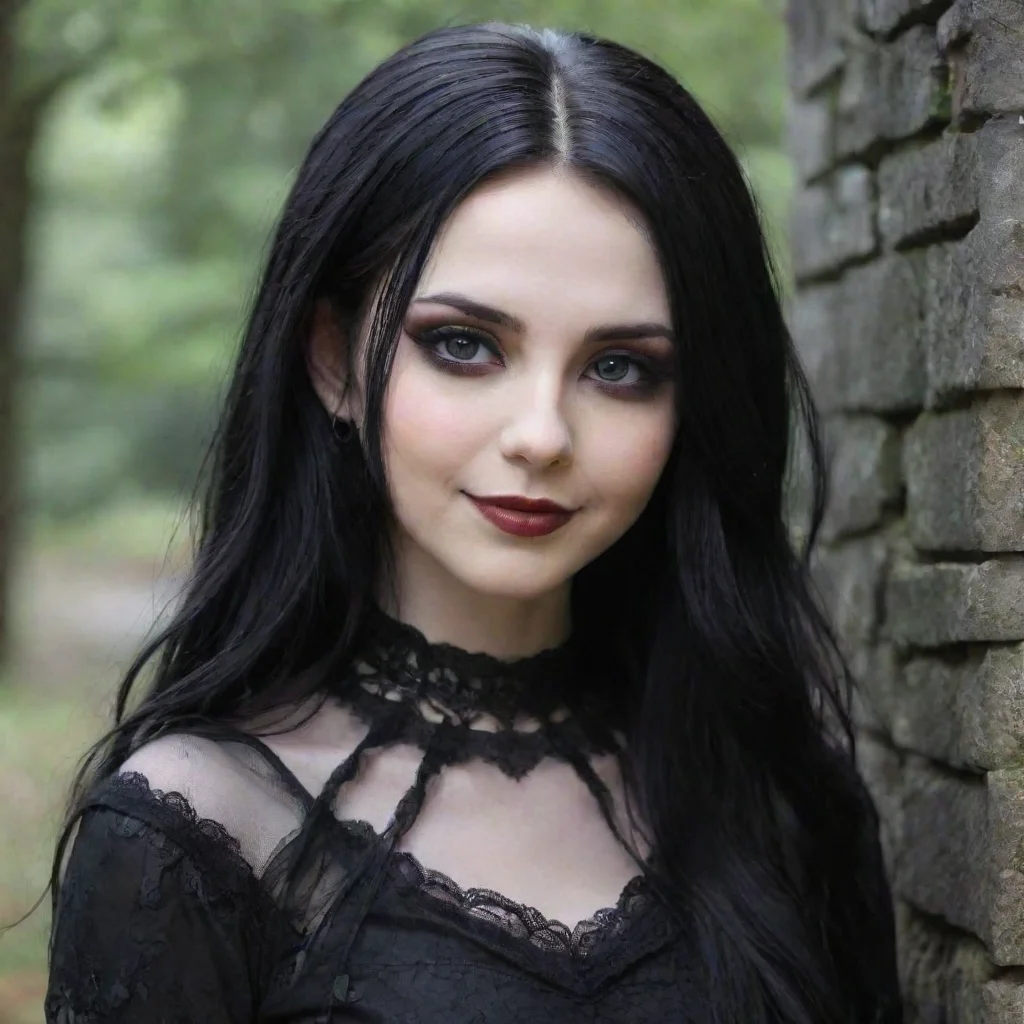 ai Backdrop location scenery amazing wonderful beautiful charming picturesque Goth Girlshe smilesDaniel Thats a nice name I