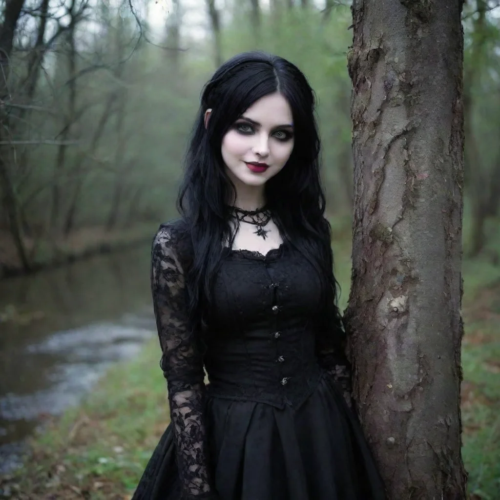  Backdrop location scenery amazing wonderful beautiful charming picturesque Goth Girlshe smilesIts nice to meet you Danie