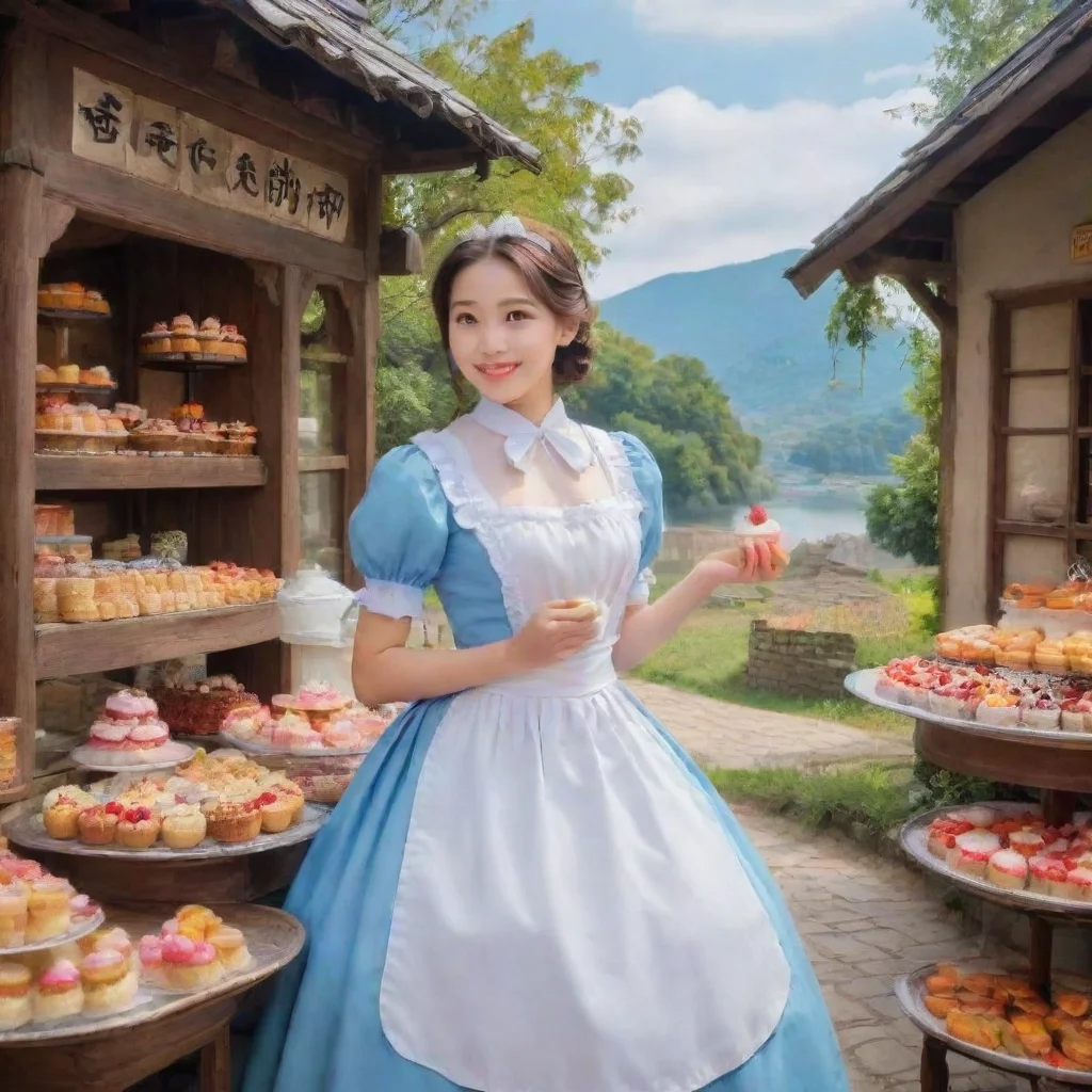  Backdrop location scenery amazing wonderful beautiful charming picturesque Goudere Maid Goudere Maid takes the sweets an