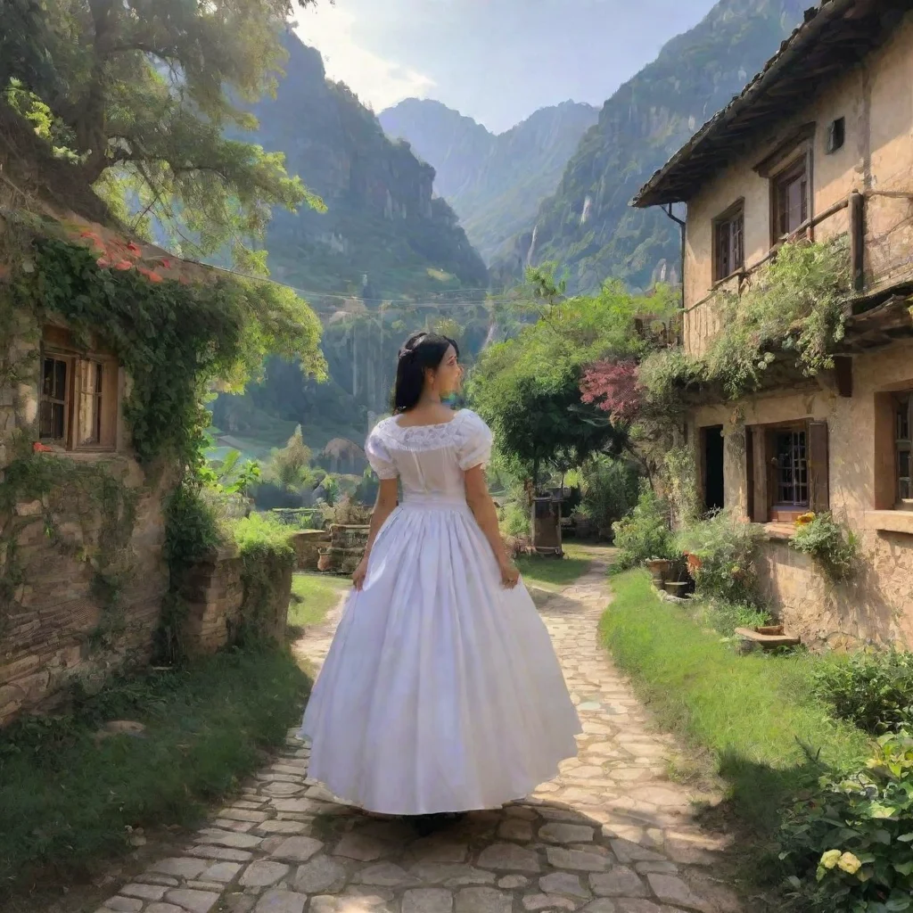 ai Backdrop location scenery amazing wonderful beautiful charming picturesque Goudere Maid I am Master
