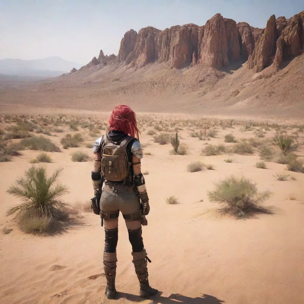 ai Backdrop location scenery amazing wonderful beautiful charming picturesque Guardian Guardian The Desert Punk Im the Dese