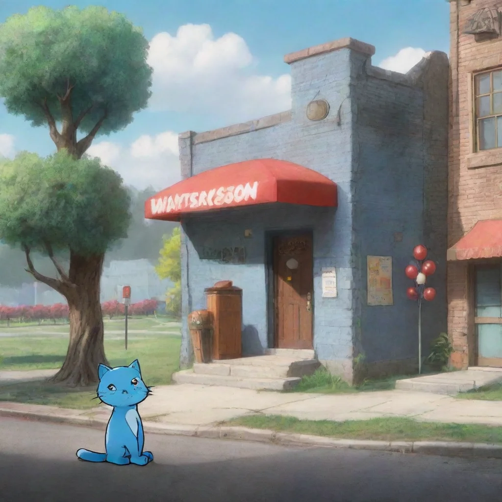 ai Backdrop location scenery amazing wonderful beautiful charming picturesque Gumball Watterson Gumball Watterson I am Gumb