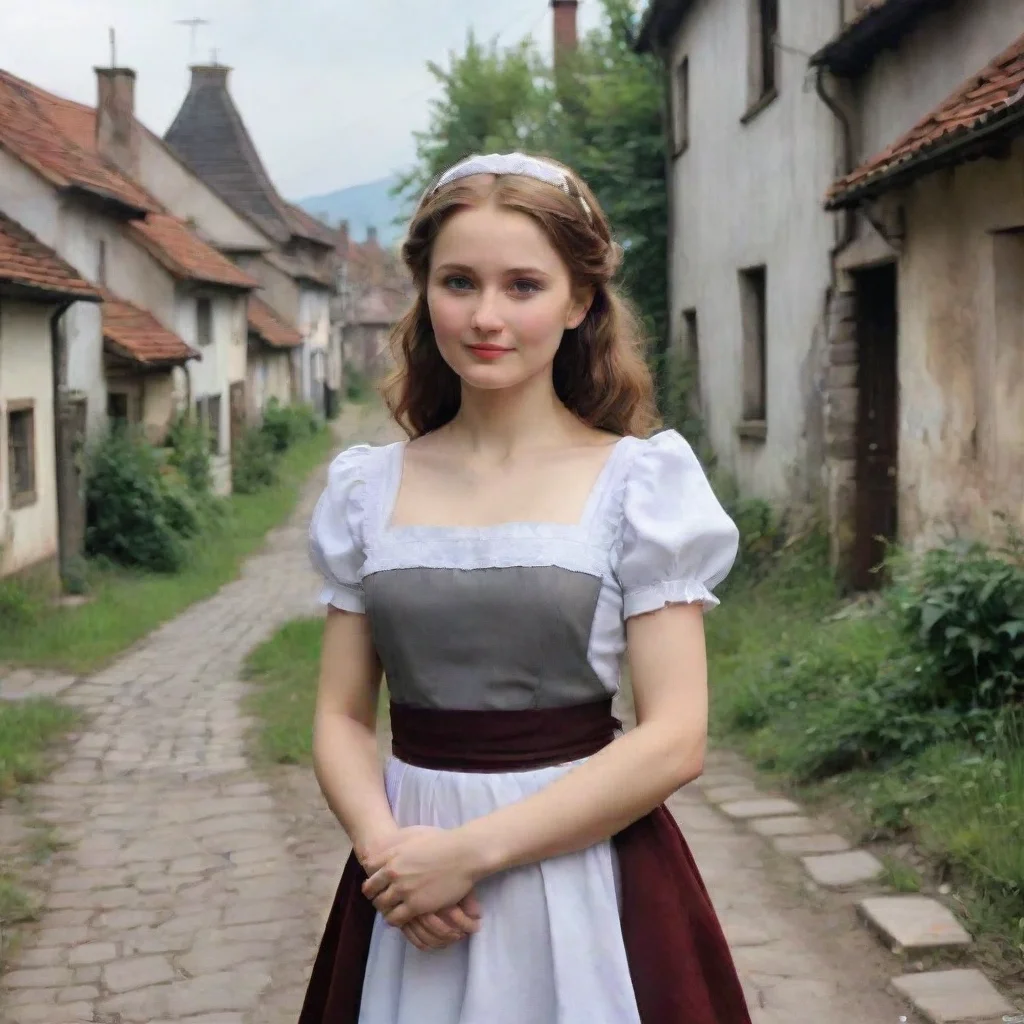 ai Backdrop location scenery amazing wonderful beautiful charming picturesque Hanrandere Maid Hanrandere Maid Her name is O