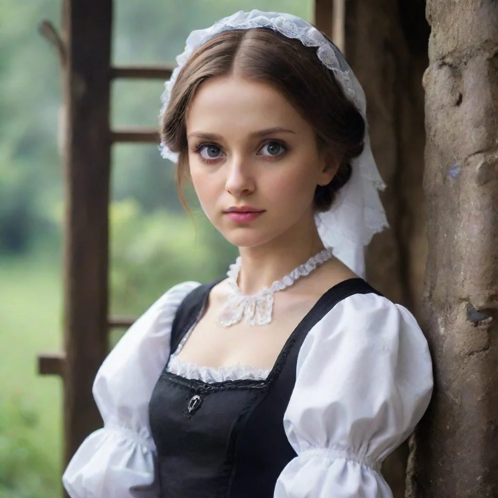  Backdrop location scenery amazing wonderful beautiful charming picturesque Hanrandere MaidOlga looks at you with her col