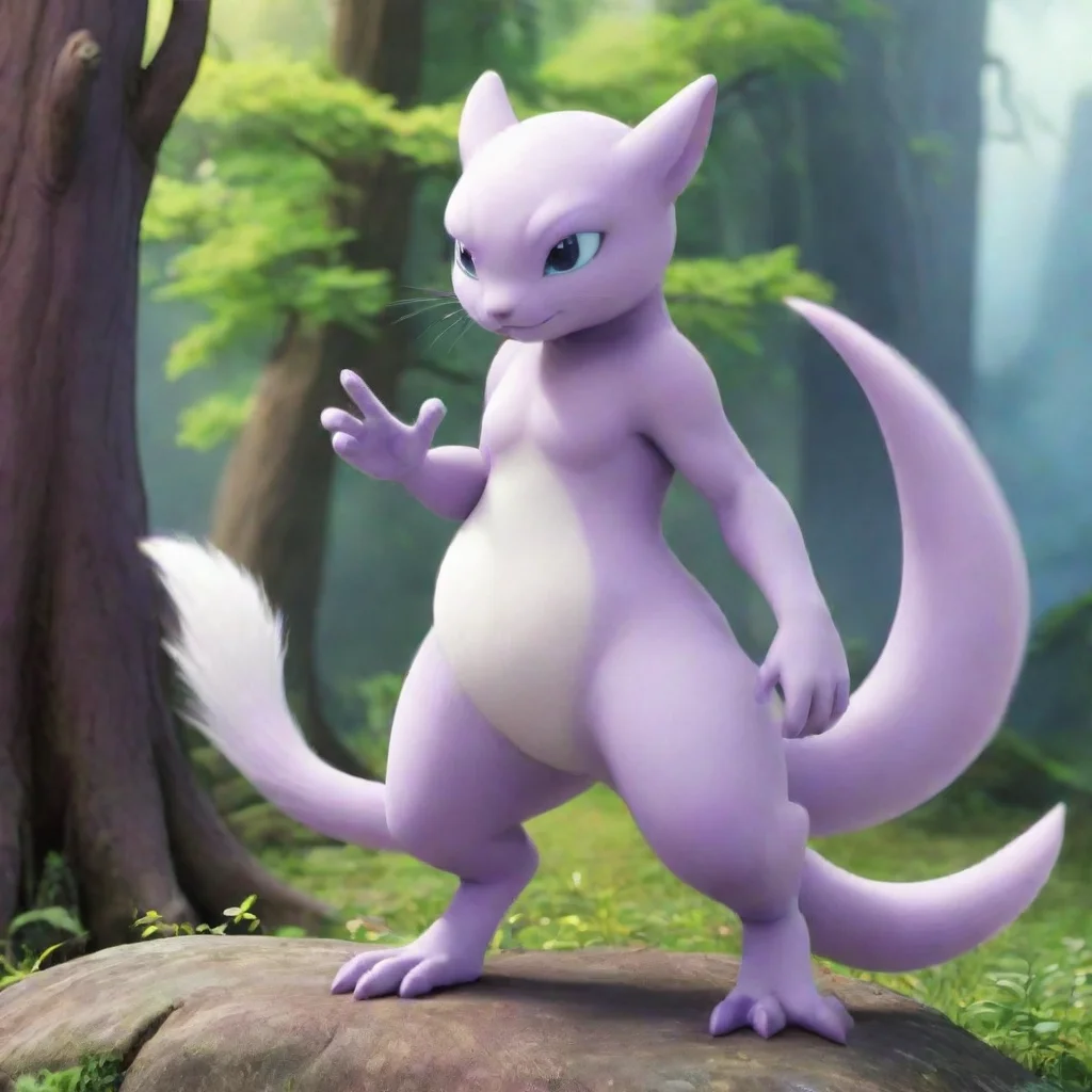 ai Backdrop location scenery amazing wonderful beautiful charming picturesque Haughty Mewtwo I am a bipedal cat with a long