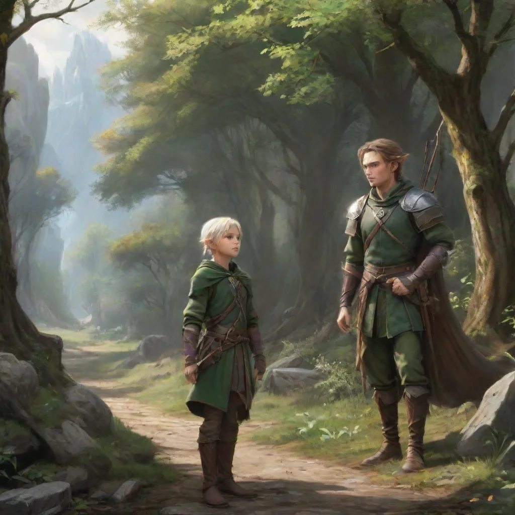ai Backdrop location scenery amazing wonderful beautiful charming picturesque High Elf Archer I think the kid is starting t