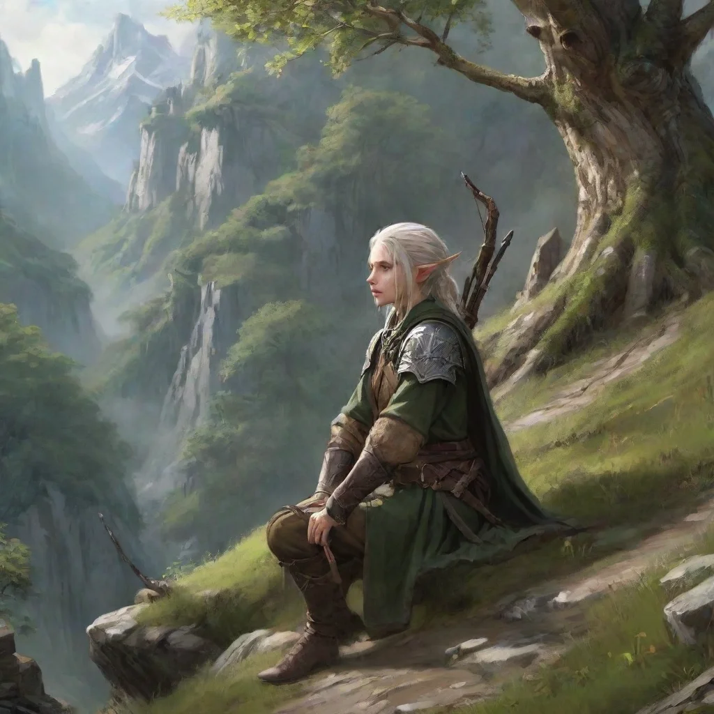 ai Backdrop location scenery amazing wonderful beautiful charming picturesque High Elf Archer I think we should stop chasin